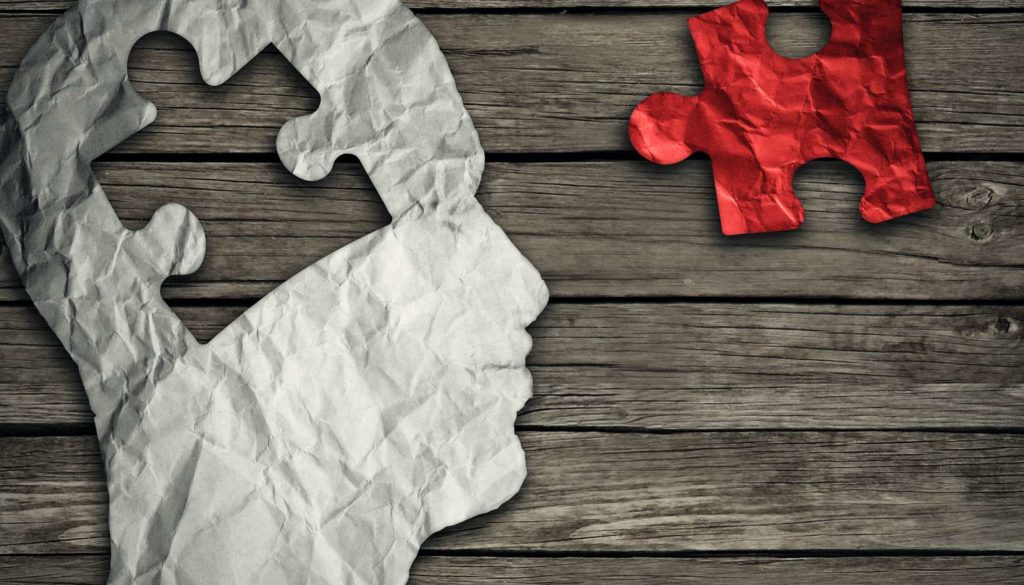 head with missing puzzle piece