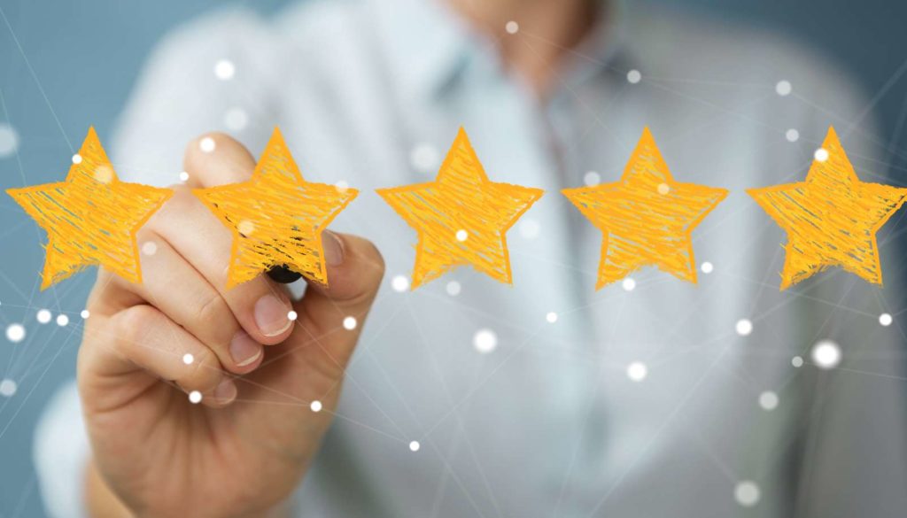 hand coloring in 5 gold stars