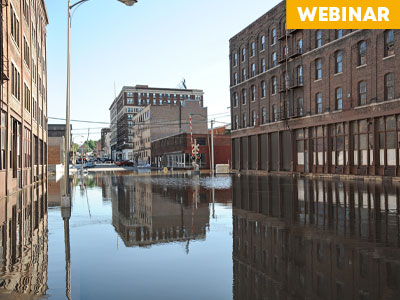 Flooded streets